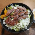 ステーキ食堂&肉飯 - 牛飯（肉150ｇ）ご飯大