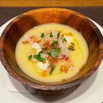 オステリア オルト - ズワイガニと安納芋のプレア
