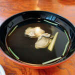 ふじたや - 牡蠣のお吸い物
