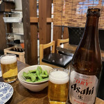 Tanakaya - ビールとおつきだし♪ 枝豆