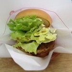 MOS BURGER - 新テリヤキバーガー♡葉先がフリフリでまるでサンプルのようなレタス様