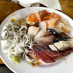 しーらすAQUA - 大皿５回はおかわりしました！(笑) これで1480円！