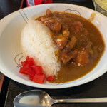 ごはん屋 花りん - 唐揚げカレーハーフ