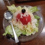 ぶどう亭 - 玉ねぎトマトサラダ