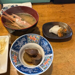 寿し和 - ランチ付け合わせ