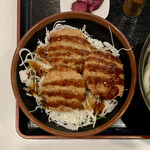 和風レストラン 杏 - 日替定食 ¥830 のソースカツ丼