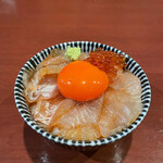 酒肴場 屯 - ヒラメも米も醤油もすべて青森産。旬のヒラメ、美味しくいただきました♪