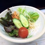 一鮨 - サラダ（ランチタイムサービス）　2013/05