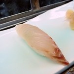 一鮨 - お代り　名残のひらめ　2013/05