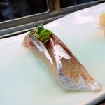 一鮨 - お代り　あじ　2013/05