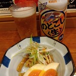 俺の中華たなか家 - グラスも冷え❄冷え❄「のどごし生」も冷え❄冷え❄