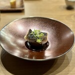 Restaurant Honjin - 風間さん鰻✕デイリーファーム半熟卵　赤ワイン愛櫻三河みりんソース