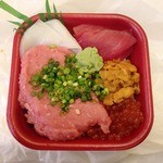 丼丸 - ・「魚河岸丼(\525)」