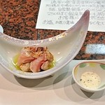 炙りオリーブオイル漬け