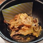 鶏ぃん - すき焼き風煮