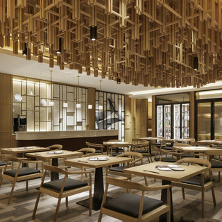 Enjoy a leisurely meal in a modern Japanese space. Ice cream bar also available