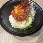 厳選黒毛和牛焼肉 雅火 - 【ランチ】和牛赤ユッケまぶし