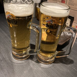 Mikien - 生ビールで乾杯‼️