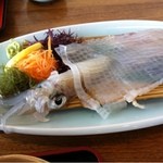 いか本家 いそ浜別館 - イカ、やや小降りですが旨いよ。