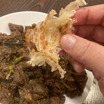 ロビンズインドキッチン - ボロボロのケララパロッタでビーフフライをツマんで喰らってみませう。飛ぶぞ！！