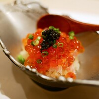 鮨 七海 - ネギトロといくらとキャビアの小鉢