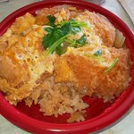 愛情館 - ヒレカツ丼(大)￥500税込(R3.9.15撮影)