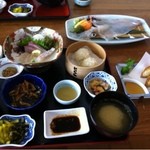 いか本家 いそ浜別館 - 本家定食これにあと3品付きます。