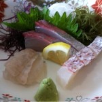 いか本家 いそ浜別館 - 刺身…既に食べてます。