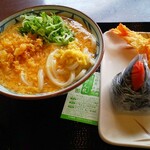 丸亀製麺 - ｢玉子あんかけセット｣￥600税込(R3.2.17撮影)