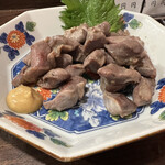 金町製麺 - 砂肝焼き　430円