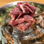 千陽 - 短角牛の陶板焼と短角牛の稀少なレバー焼