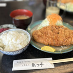 浜っ子 - ロースカツ定食（200㌘）1430円