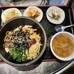 韓国料理　新村 - 石焼きビビンバセット¥900