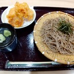 とり料理 仙臺 鳥ふく - かしわ天ざる