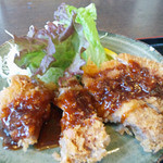 花ぜん - とんかつ定食（うどん付）850円