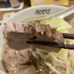 ラーメン ろたす - チャーシューアップ