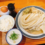 手打ちうどん 上を向いて - 