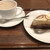 上島珈琲店 - ケーキセット　黒糖ミルクとレアチョコケーキ