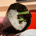 鮨 はち丸 - うなぎ手巻き寿司