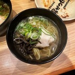 Kushikatsu Daruma - ▪️鶏スープ麺 ¥440