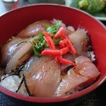 はんなり食堂 - ハマチの漬け丼