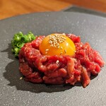 焼肉 ちゃんぷ - 和牛のユッケ