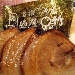 麺屋○竹 - 名物、麺屋○竹の店名入りの海苔～♪(^o^)丿