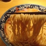 麺屋○竹 - 中細ストレート麺～♪(^o^)