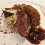 トラットリア スペランツァ エッセ - ラムのグリル　ジャスミンライスのサラダ添え