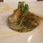 トラットリア スペランツァ エッセ - 野菜のフリットとあさりのアボカドソース