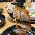 うどん居酒屋 江戸堀 - マヨをつけて食べましょう