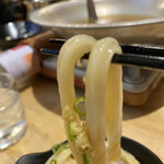 うどん居酒屋 江戸堀 - モチモチの剛麺