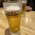 うどん居酒屋 江戸堀 - ひと月ぶりの乾杯やねー