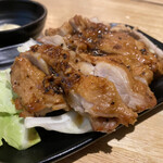 うどん居酒屋 江戸堀 - もも焼ききたー